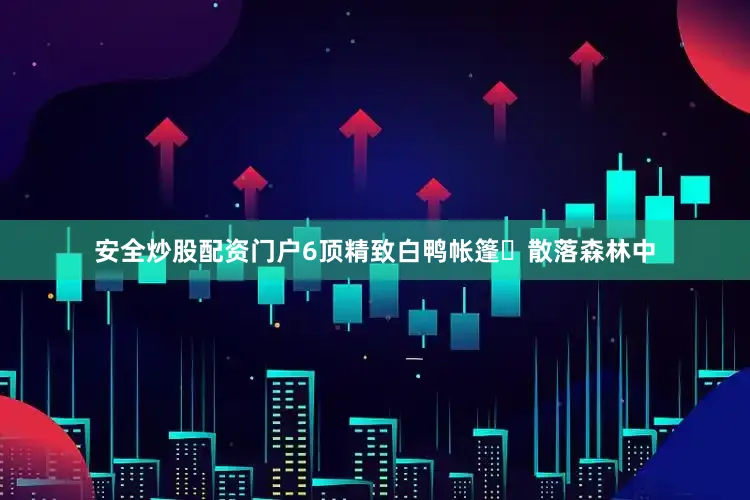安全炒股配资门户6顶精致白鸭帐篷⛺散落森林中
